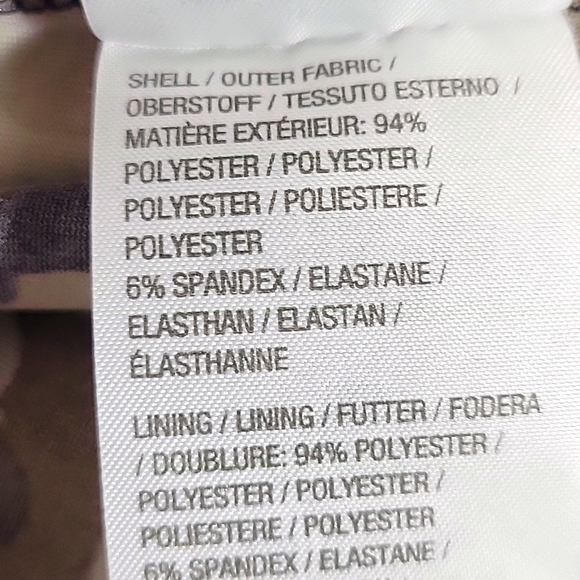 2 Tops in 1 Reversable QVC Floral Brown Tan Gray Tunic Size M - Picture 6 of 7